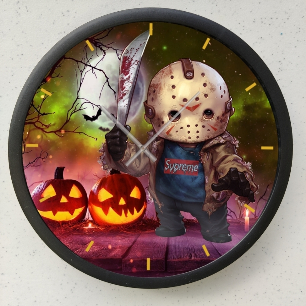 Jason Voorhees wall clock